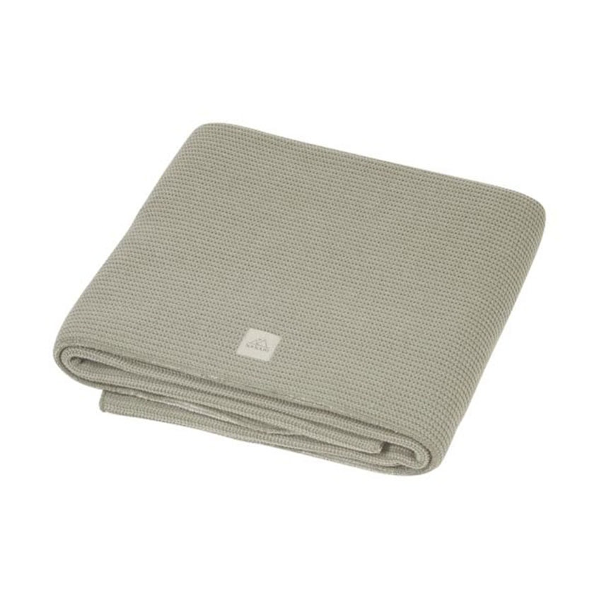 Nanami wiegdeken rib knit double - Eucalyptus