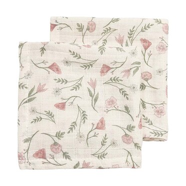 Meyco Hydrofiele monddoekje - Flower Multicolour