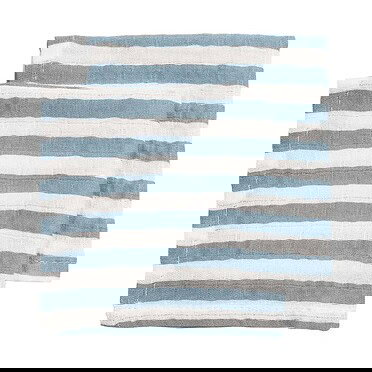 Meyco Hydrofiele monddoekje - Fat Stripe Jeans Blue