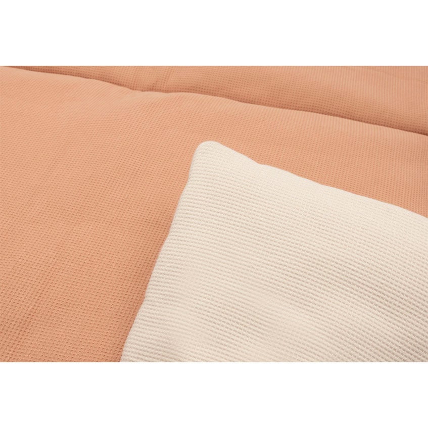 Jollein Boxkleed Little Waffle - Light Terra/ Sand