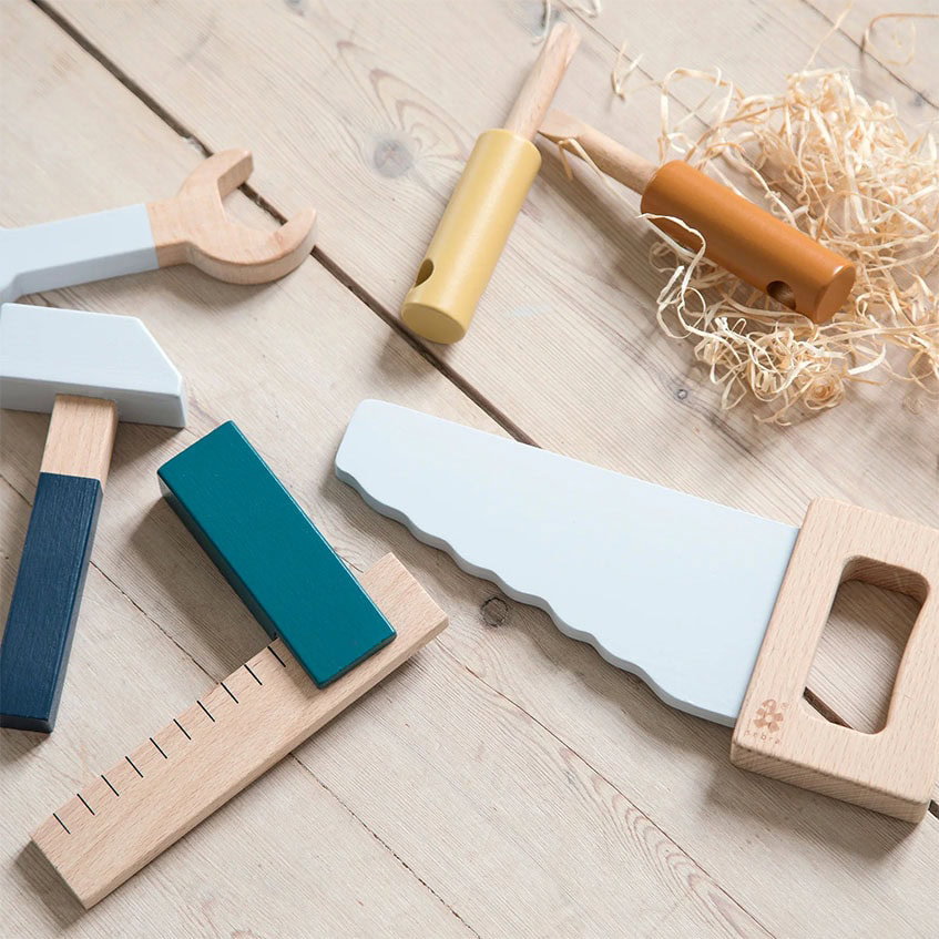 Sebra Houten gereedschapsset