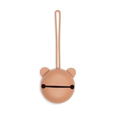 Jollein siliconen speenhouder - Light terra