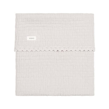 Koeka ledikantdeken Lace elba Stone