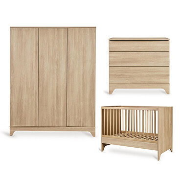Quax Tsugi Honey Ash babykamer 3-deurs kast