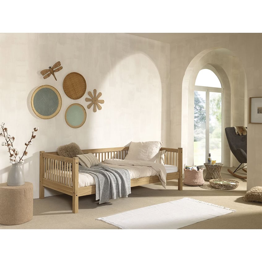 Vipack Forrest Kajuitbed 90x200 - Eik