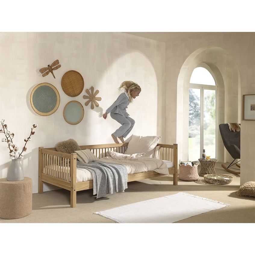 Vipack Forrest Kajuitbed 90x200 - Eik