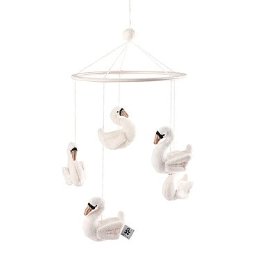 Sebra babymobiel Swans - Creamy White