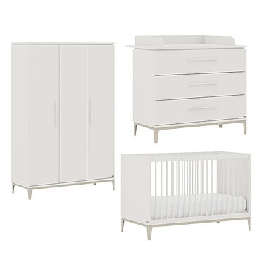 Paidi - Yuny Cutie Lea babykamer 3-deurs - Off White