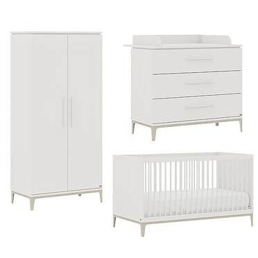 Paidi – Yuny Cutie Lea doorgroei babykamer 2-deurs – Off White