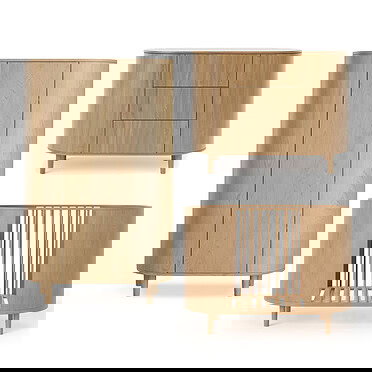 Kas Kopenhagen Kai babykamer - Oak