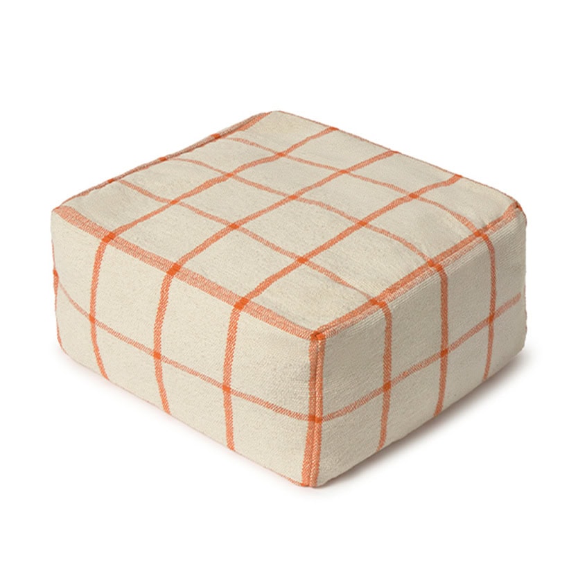 Lorena Canals poef geo block - Naturel