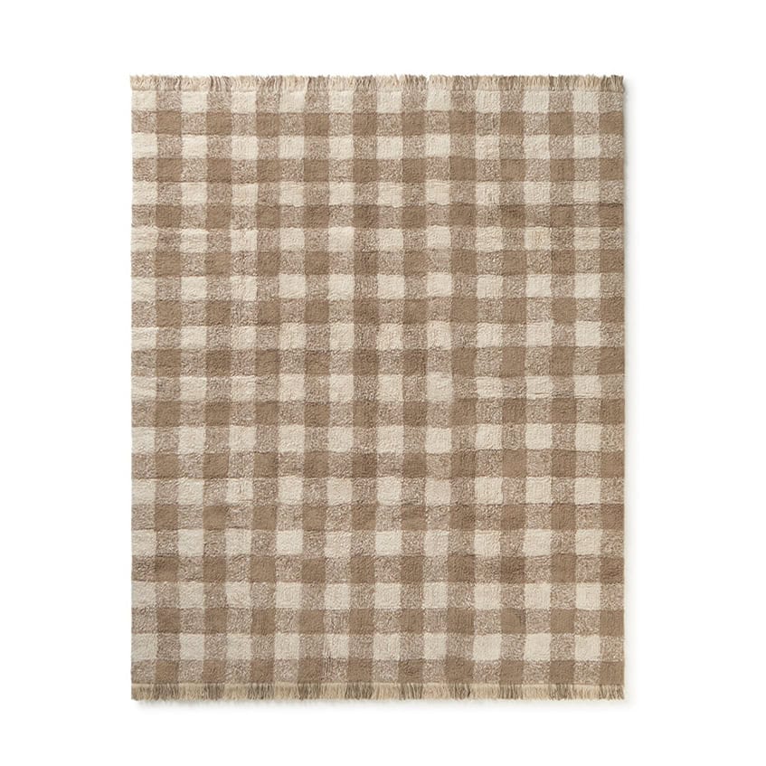 Lorena Canals wasbaar vloerkleed - Vichy Marron