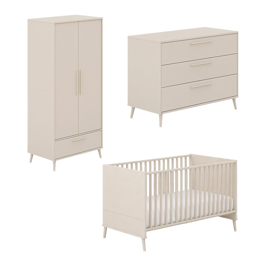 Paidi Eefje Cashmere doorgroeikamer - 2deurs en commode xl
