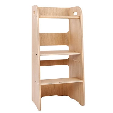 Curve Lab Leertoren - Birch with Oak finish