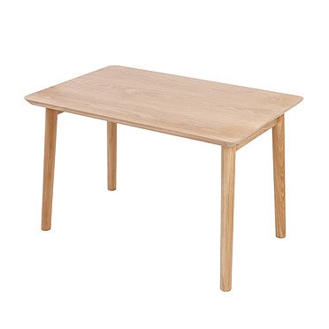 Curve Lab Small Desk Rectangle - Oak