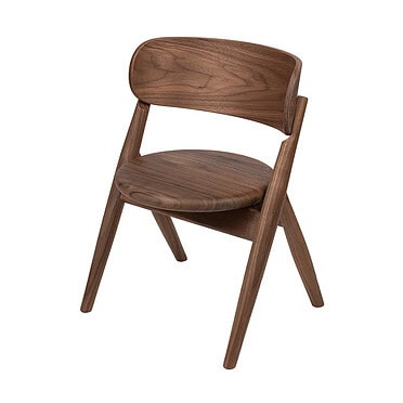 Curve Lab Small Chair - Walnut