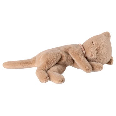 Maileg sleeping kitten - Cream Peach