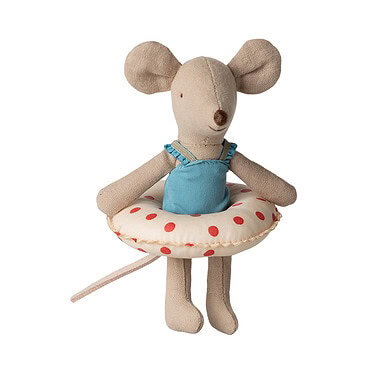 Maileg muis kleine zus met zwemband