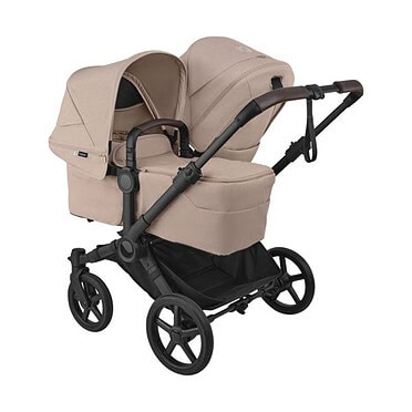 Bugaboo Donkey6 Double Kinderwagen – Black/Desert Taupe