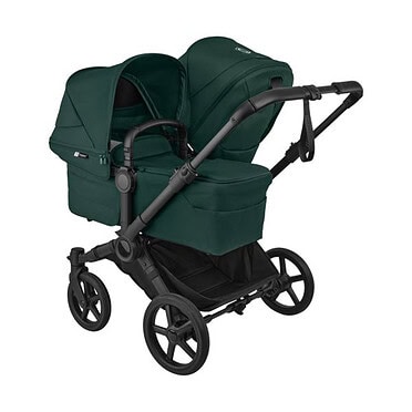 Bugaboo Donkey6 Double Kinderwagen - Black/Fern Green