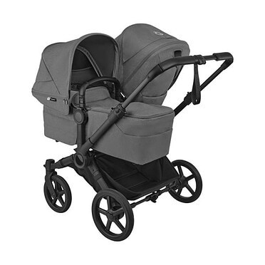 Bugaboo Donkey6 Double Kinderwagen – Black/Moon Grey