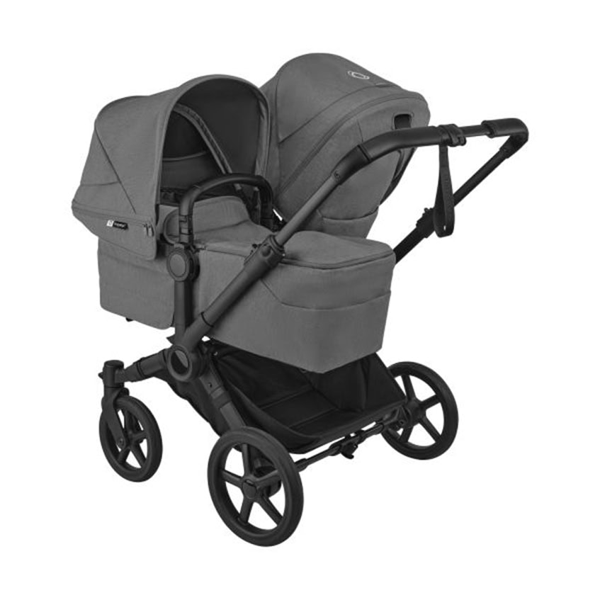 Bugaboo Donkey6 Double Kinderwagen – Black/Moon Grey