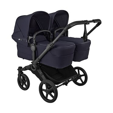 Bugaboo Donkey6 Twin Kinderwagen – Black/Deep Indigo
