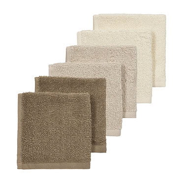 Meyco monddoekjes badstof - naturel soft sand taupe