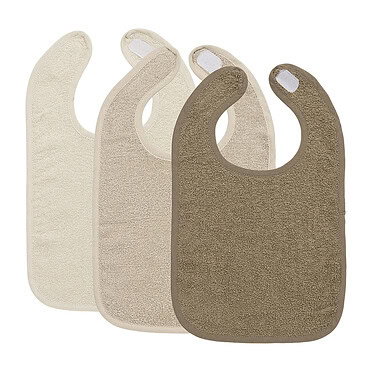 Meyco slab klittenband badstof - Naturel soft sand taupe