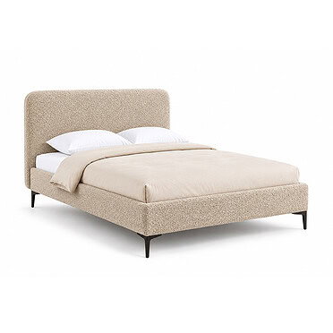 Kindercompagnie Gestoffeerd bed Juna 120×200 – Boucle Beige