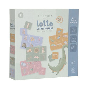 Little Dutch lotto spel - Safari Friends