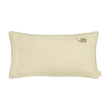Nobodinoz kussen rectangle L1n0 Linen - green tea