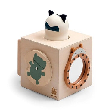 Sebra houten activiteiten kubus