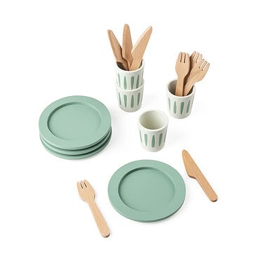 Sebra houten bestekset for 4