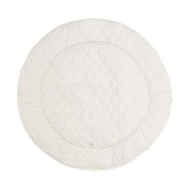 Nanami Boxkleed rond Wave cotton bio – Beige