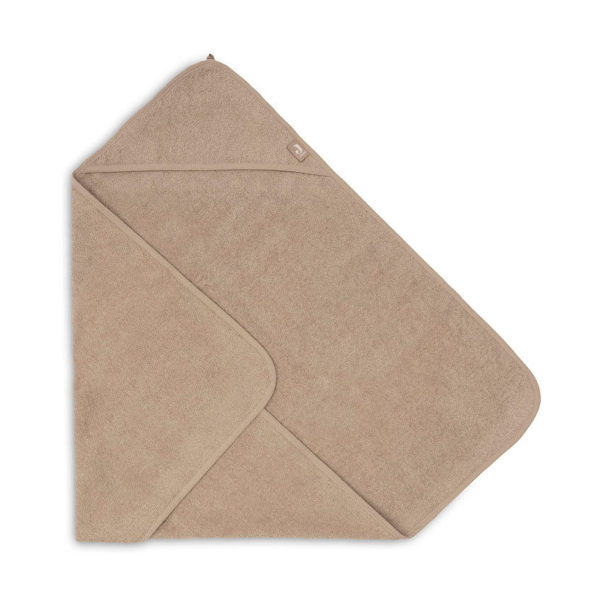 Jollein badcape badstof 100x100 - Milky Coffee