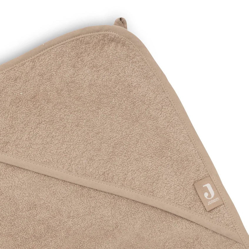 Jollein badcape badstof 100x100 - Milky Coffee