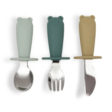 Jollein bestekset siliconen - Jade Shades