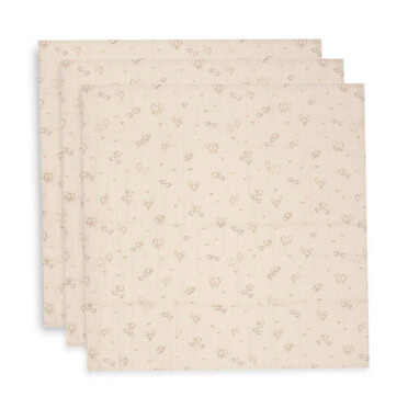 Jollein hydrofiele doek 70x70cm 3-pack - Woolly