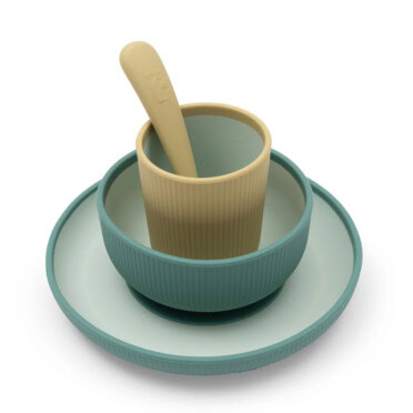 Jollein kinderserviesset 4-delig - Jade Shades