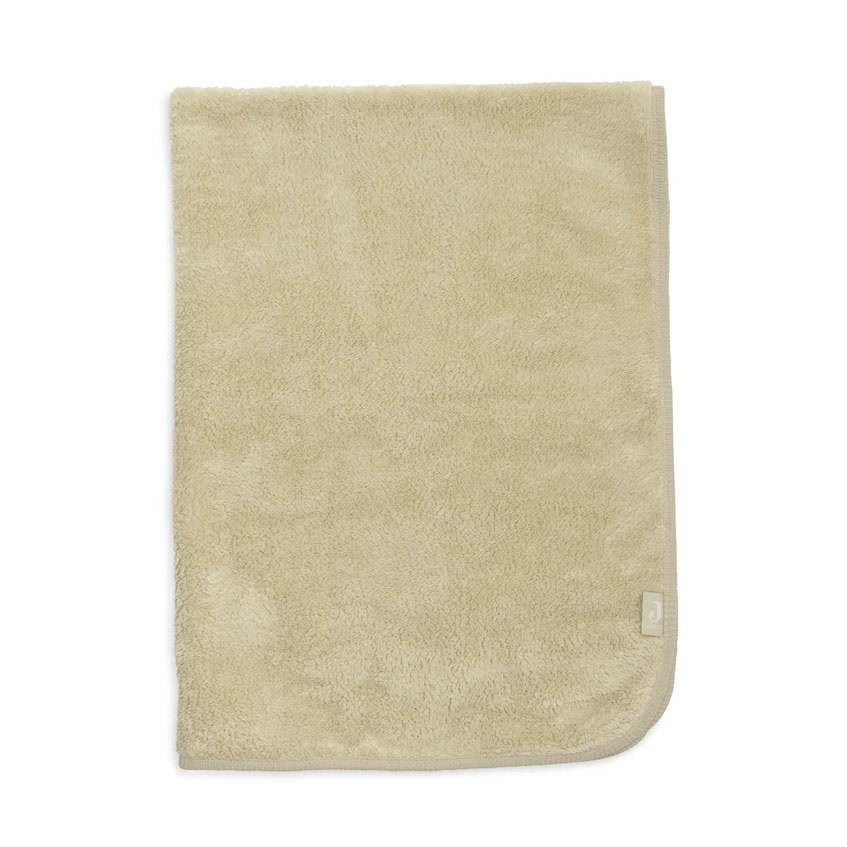 Jollein ledikantdeken basic sherpa - Soft Matcha
