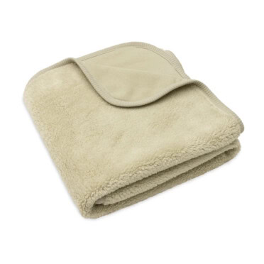 Jollein ledikantdeken basic sherpa - Soft Matcha