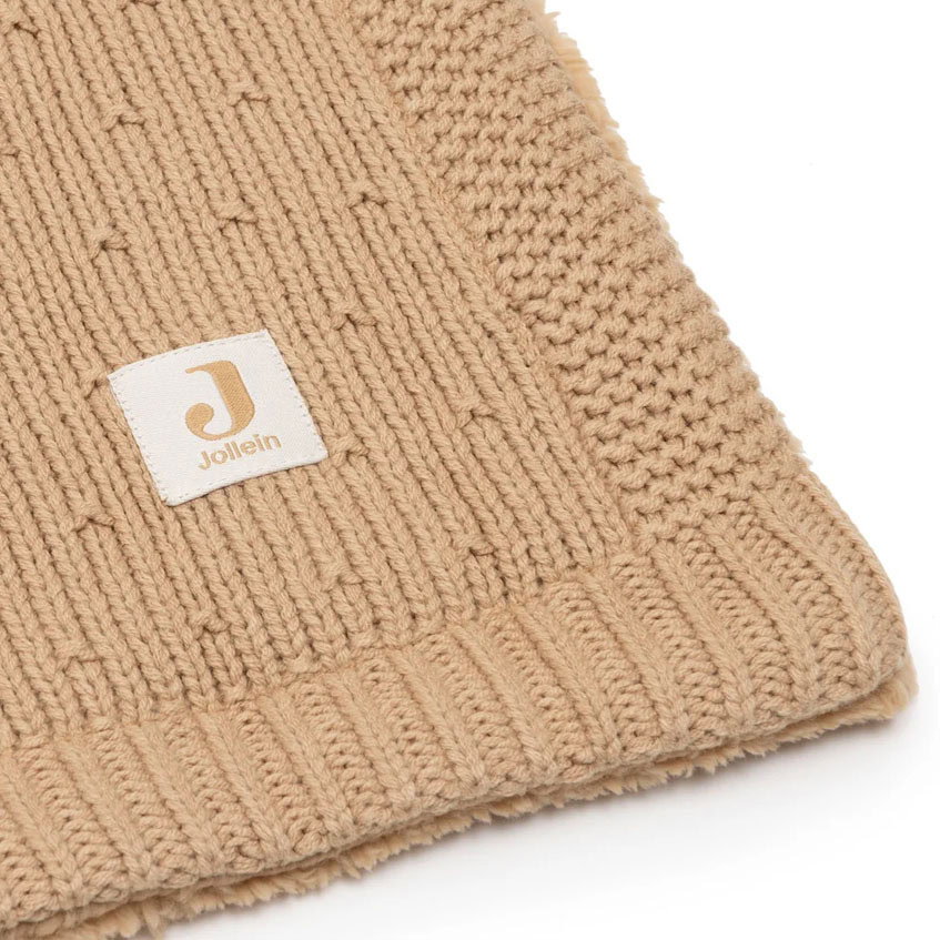 Jollein ledikantdeken sprinkle knit/fluffy - Hazel