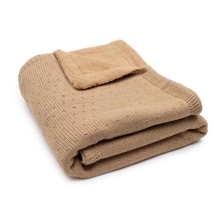 Jollein ledikantdeken sprinkle knit/fluffy - Hazel