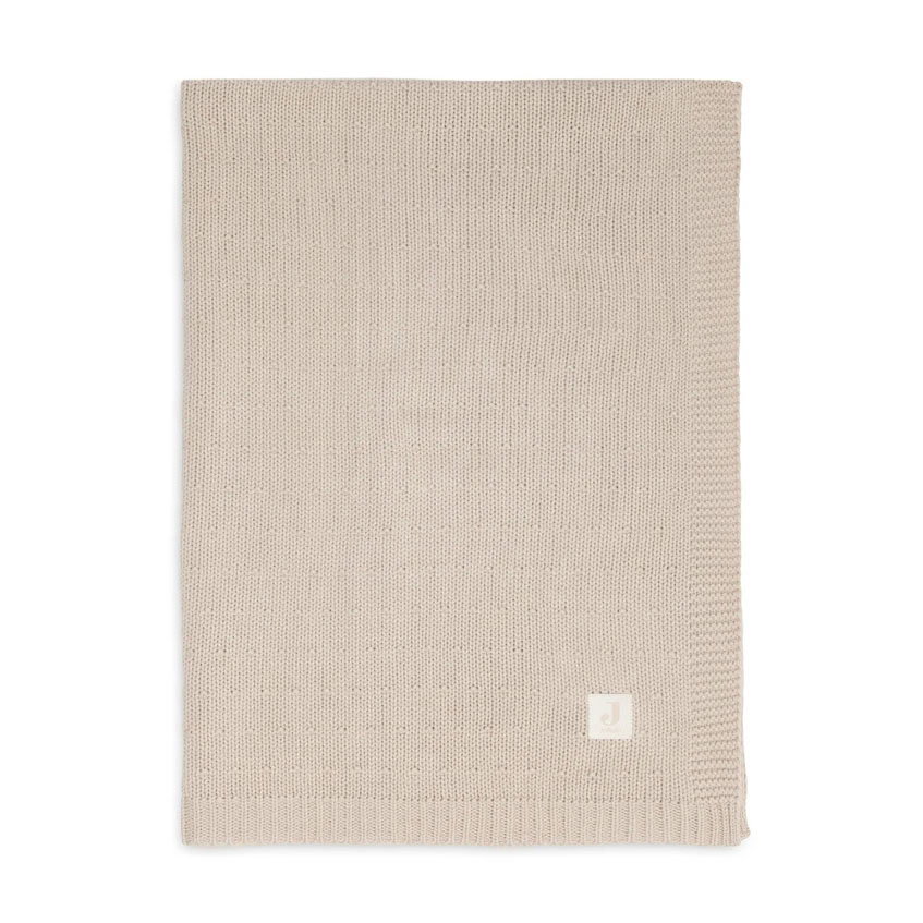 Jollein ledikantdeken sprinkle knit - Sand