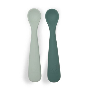 Jollein siliconen lepeltje 2-pack - Jade Shades
