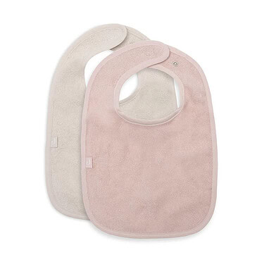 Jollein slab badstof 2stuks - Silk rose/sand