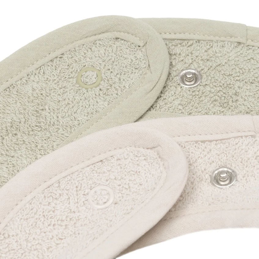Jollein slab badstof 2 stuks - Soft matcha/sand