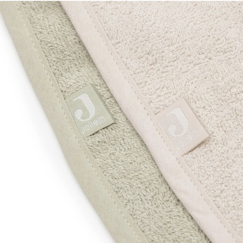 Jollein slab badstof 2 stuks - Soft matcha/sand