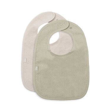 Jollein slab badstof 2 stuks - Soft matcha/sand